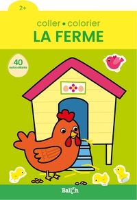 Image de Coller et colorier - La ferme 2+