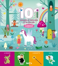 Image de 101 choses à trouver et à coller : créatures magiques