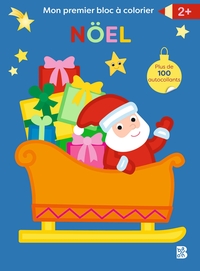 Image de Bloc à colorier avec autocollants - Noël