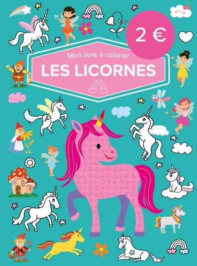 Picture of Mon livre à colorier - Les licornes