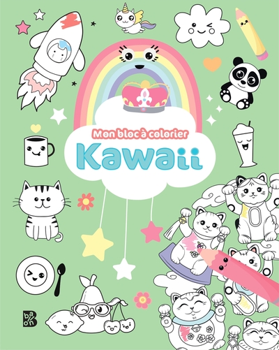 Picture of Kawaii bloc à colorier
