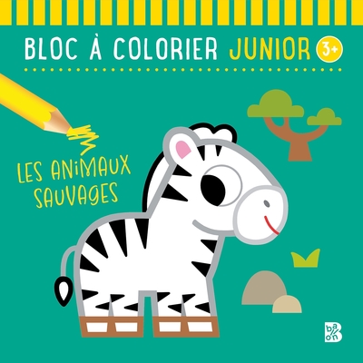 Picture of Bloc à colorier junior 3+ Les animaux sauvages