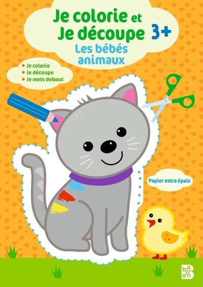 Picture of Je colorie et je découpe - Les bébés animaux
