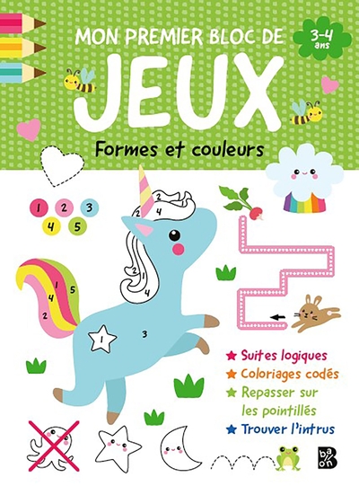 Picture of Mon premier bloc de jeux - Formes et couleurs