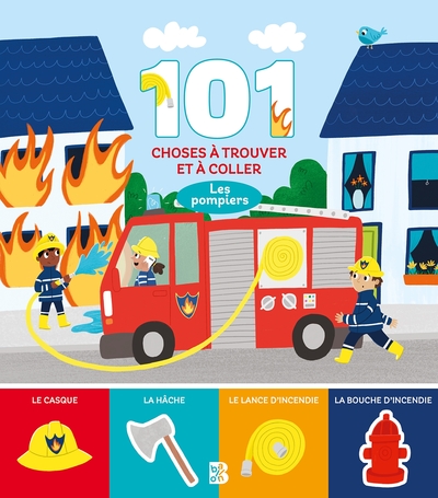 Picture of 101 choses à trouver et à coller: Les pompiers