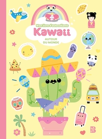 Image de Kawaii Livre d'autocollants Autour du monde