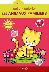 Image de Coller et colorier - Les animaux familiers 2+