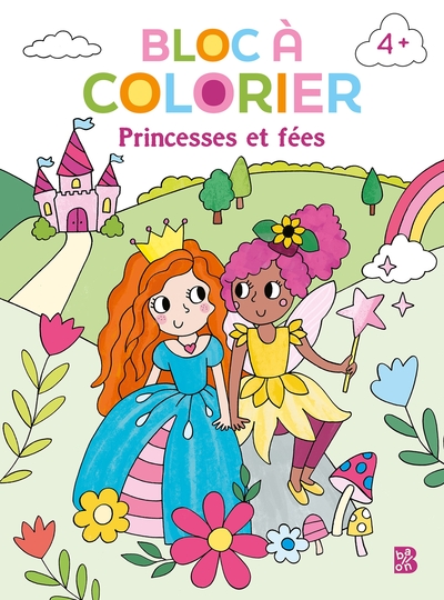 Picture of Bloc à colorier nouveau style: Les princesses et les fées