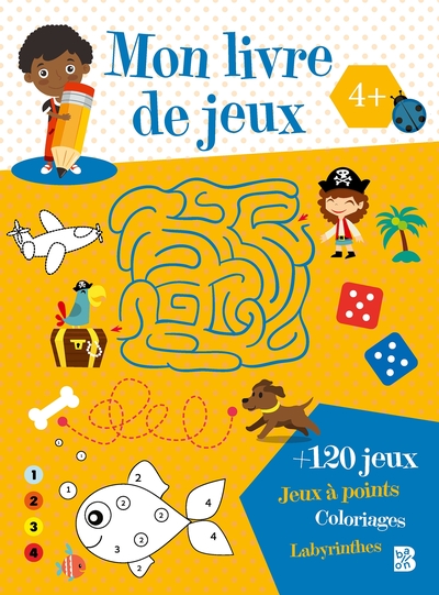 Image de Mon livre de jeux - 4+ (jaune)