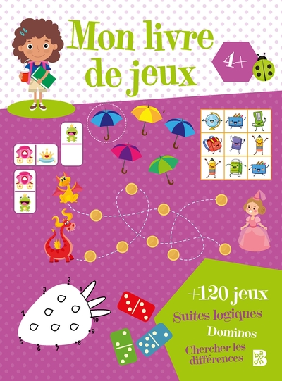 Image de Mon livre de jeux - 4+ (rose)
