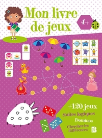 Image de Mon livre de jeux - 4+ (rose)