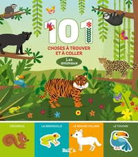 Image de 101 choses à trouver et à coller : les animaux