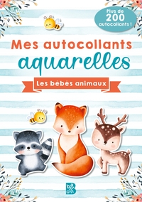 Image de Mes autocollants aquarelles : Les bébés animaux