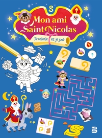 Image de Mon ami Saint Nicolas : Je colorie et je joue
