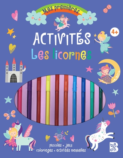 Picture of Mes premières activités (avec feutres) - Les licornes
