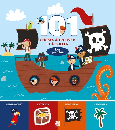 Image de 101 choses à trouver et à coller: Les pirates