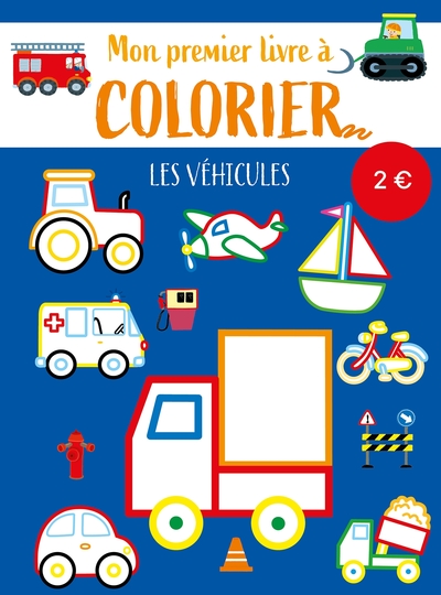 Picture of Mon premier livre à colorier - Les véhicules