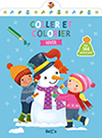 Image de Coller et colorier - Hiver