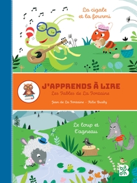 Picture of J'apprends à lire - Fables de La Fontaine: Le loup et l'agneau /  La cigale et la fourmi