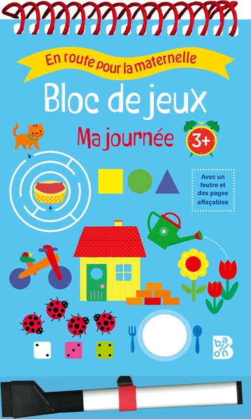 Image de ERPM Bloc avec spirales et feutre - Ma journée