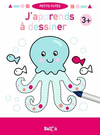 Picture of Les p'tits futés (wipe and clean) - J'apprends à dessiner 3+