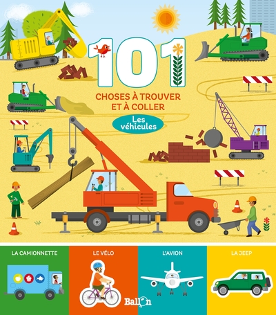 Image de 101 choses à trouver et coller : les véhicules