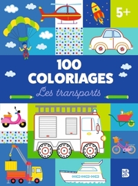 Image de 100 choses à colorier: Les transports 5+