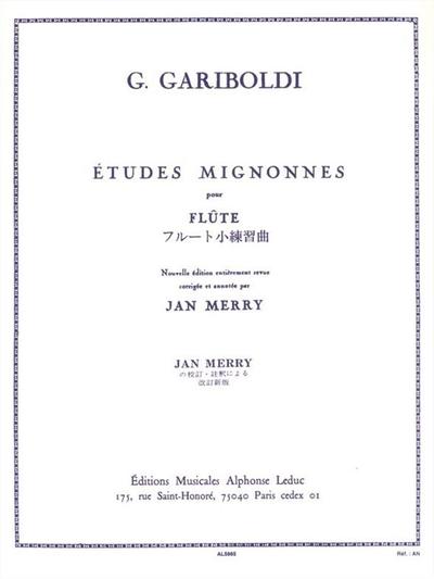 Picture of GIUSEPPE GARIBOLDI : ETUDES MIGNONNES OP.131 - FLUTE TRAVERSIERE