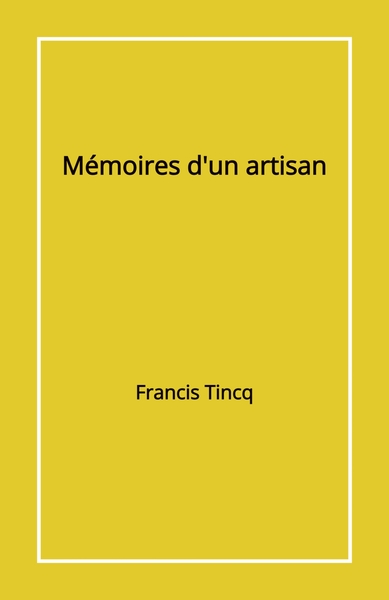 Image de Mémoires d'un artisan