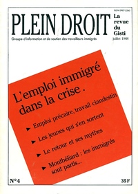 Image de L’emploi immigré dans la crise
