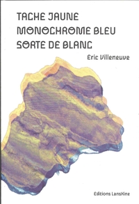 Picture of Tache jaune Monochrome bleu Sorte de  blanc
