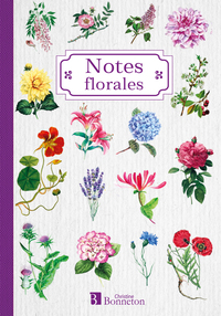 Picture of Carnet de notes, notes florales