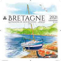 Image de Calendrier Bretagne 2021 -Dessins à l'aquarelle-
