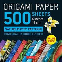 Picture of Origami Paper 500 sheets Nature Photo Patterns  6" (15 cm) /anglais