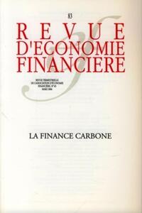 Image de La finance carbone - N° 83 - Mars 2006