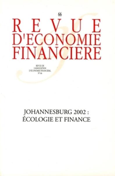 Image de Johannesburg 2000 : écologie et finance