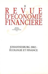 Image de Johannesburg 2000 : écologie et finance
