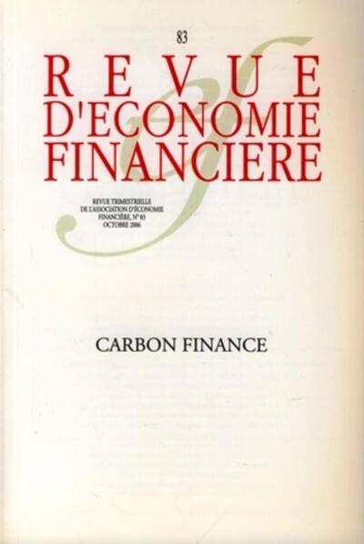 Image de Carbon finance - N° 83 - Octobre 2006