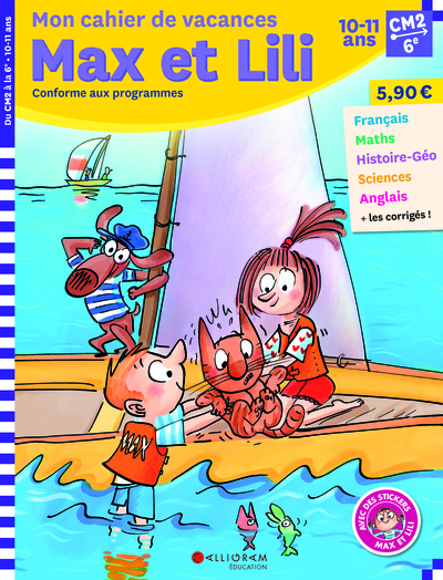 Picture of Cahier de vacances Max et Lili - CM2/6e