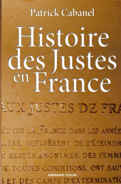 Image de Histoire des Justes en France