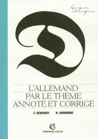 Picture of L'Allemand par le thème annoté et corrigé