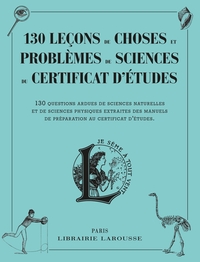 Image de 130 leçons de choses et problèmes de sciences du certificat d'études