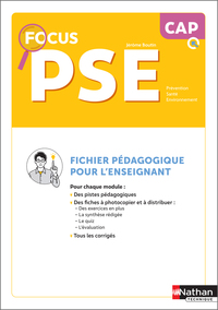 Image de Prévention Santé Environnement - CAP - Coll. Focus PSE - Ed. 2026 - livre du professeur