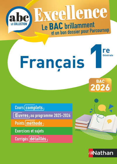 Picture of ABC BAC Excellence Français 1re 2025
