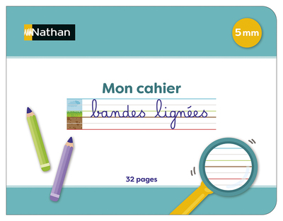 Image de Bandes lignées - Mon cahier 5 mm