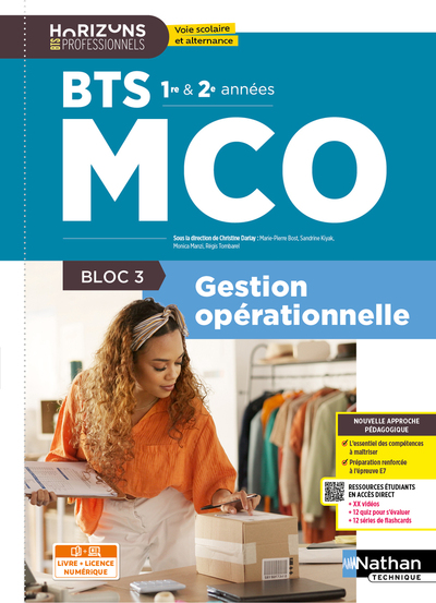 Image de Bloc 3 - Gestion opérationnelle - BTS MCO 1re et 2e années - Coll. Horizons Professionnels BTS - Ed. 2026
