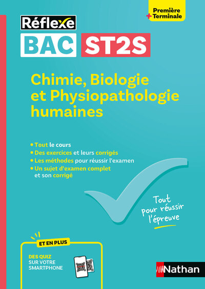 Picture of Guide Bac ST2S - Spécialité Chimie, Biologie et Physiopathologie humaines 1re/ Tle - Réflexe - N° 7