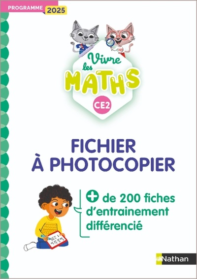 Picture of Vivre les maths - CE2 - Fichier à photocopier - Edition 2026