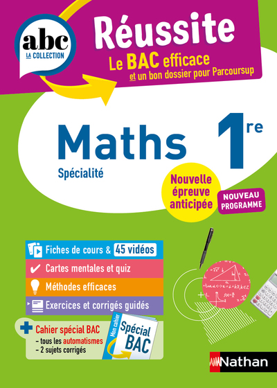 Picture of ABC Réussite Maths 1re 2027