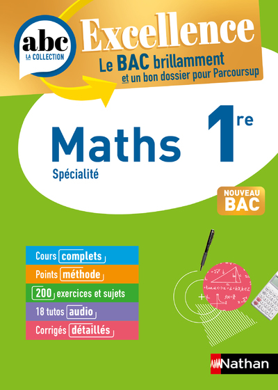 Picture of ABC BAC Excellence Maths 1re
